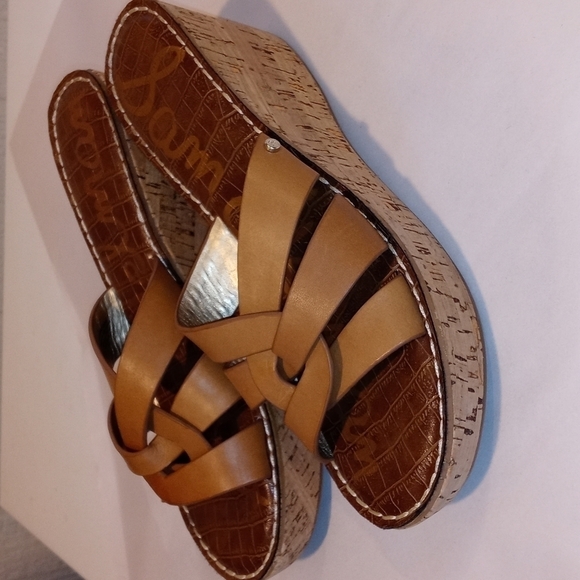 Sam Edelman leather upper platform thong sandal size 38. - Picture 3 of 10
